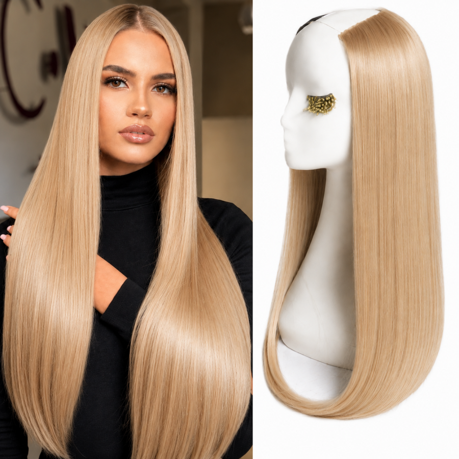 Extensii Front Lace (Semiperuca) DeLuxe Blond Auriu Extensii Front Lace (Semiperuca) DeLuxe Blond Auriu